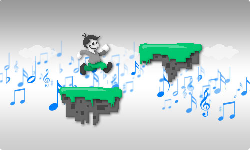 Composed music for games